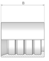 3/8inch hose, VS series stainless steel ferrule