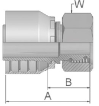 10L (M16x1.5)female x 1/4inch hose end