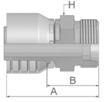 Male Metric 24° Rigid Heavy Straight Male Metric 24° Rigid Heavy Straight