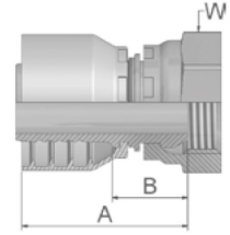 Female BSPP Swivel Straight (60° Cone) Female BSPP Swivel Straight (60° Cone)