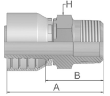Male NPTF Rigid Straight Male NPTF Rigid Straight