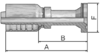 ISO 6162-2 Flange Straight